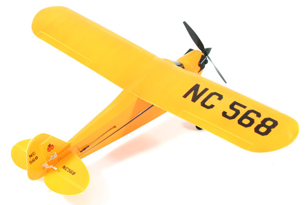 ZT Model J3 Cub Mini 450mm RTF Trainer - Yellow - Πατήστε στην εικόνα για να κλείσει