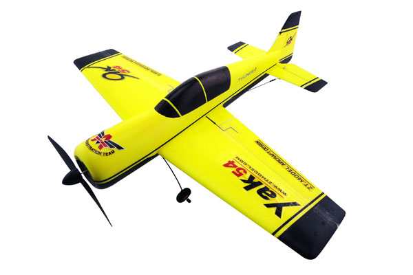 ZT Model Yak 54 Mini 400mm RTF Trainer - Yellow - Πατήστε στην εικόνα για να κλείσει