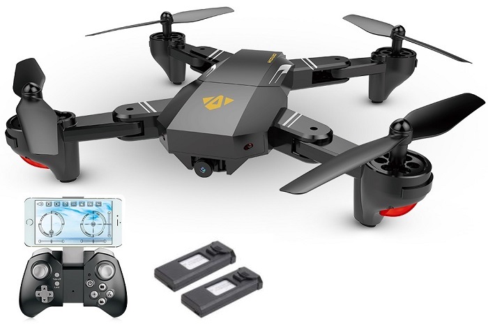 VISUO XS809HW FPV Drone Fly More Combo - Click Image to Close