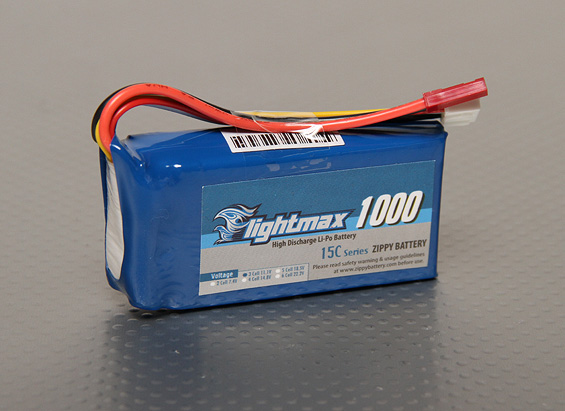 ZIPPY Flightmax 1000mAh 3S1P 15C