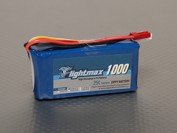 ZIPPY Flightmax 1000mAh 3S1P 25C