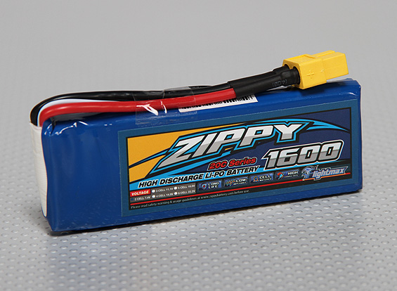 ZIPPY Flightmax 1600mAh 2S1P 20C - Πατήστε στην εικόνα για να κλείσει