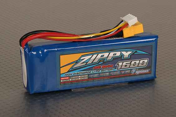 ZIPPY Flightmax 1600mAh 3S1P 20C LiPo Battery - Πατήστε στην εικόνα για να κλείσει