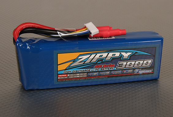 ZIPPY Flightmax 3000mAh 4S1P 40C - Πατήστε στην εικόνα για να κλείσει