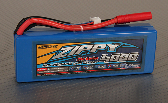 ZIPPY Flightmax 4000mAh 2S1P 30C hardcase battery pack