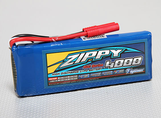 ZIPPY Flightmax 4000mAh 2S1P 40C