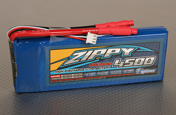 ZIPPY Flightmax 4500mAh 2S1P 30C - LiPo Battery