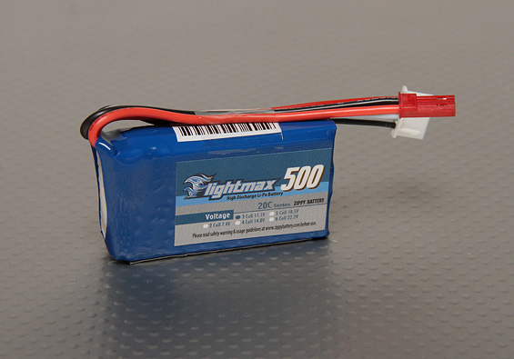 ZIPPY Flightmax 500mAh 3S1P 20C