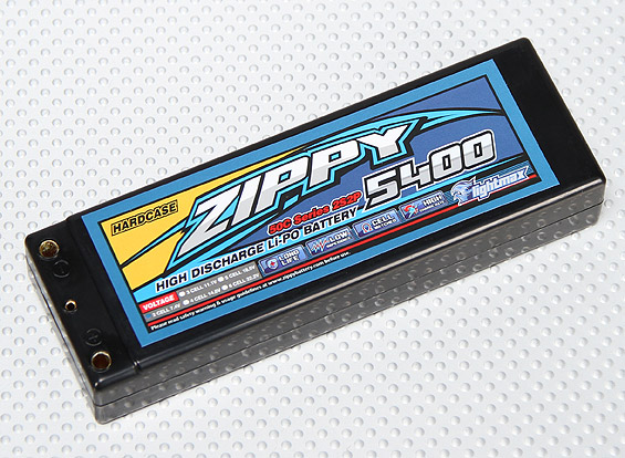 ZIPPY Flightmax 5400mah 2S2P 50C Hardcase Car Lipoly Battery