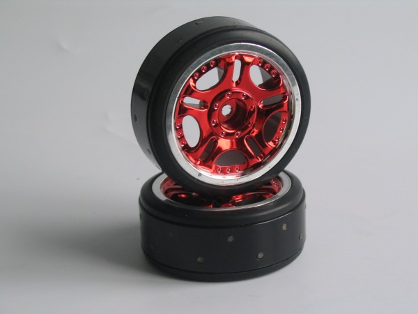 1:10 flash drift wheel (Blue) - tires with flint - Πατήστε στην εικόνα για να κλείσει