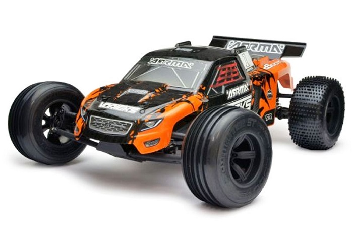 ARRMA VORTEKS MEGA 1/10 2WD RACE TRUCK RTR ORG/BLK