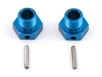 RC8 WHEEL HEX BLUE INC PINS(2) - Ανταλλακτικά RC8