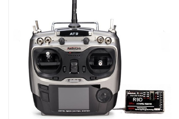 RadioLink AT9 2.4GHz 9CH Transmitter with R9D Receiver Mode 2 - Click Image to Close