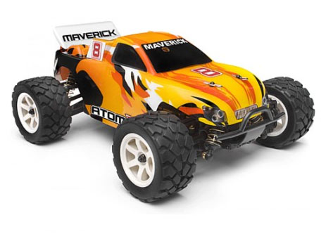 HPI Maverick Atom XT RTR 1/18 Electric 4WD RC Truggy - Πατήστε στην εικόνα για να κλείσει