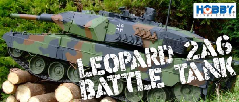 RC TANK LEOPARD 2A6 - HOBBY ENGINE