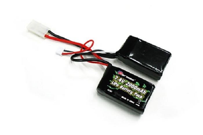 CARISMA GT14B 7.4V 2000MAH LIPO SADDLE BATTERY - Click Image to Close