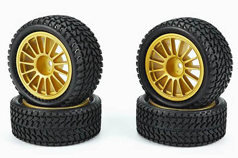 CARISMA M48S GRAVEL SPEC TIRES SET (MOUNTED)