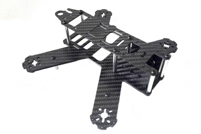 Carbon Fiber Frame Kit 210mm - Click Image to Close