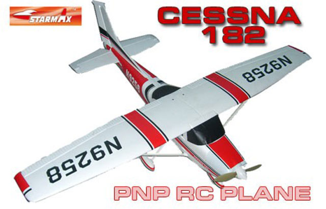 Top Gun Cessna 182 ARTF RC Airplanes - Πατήστε στην εικόνα για να κλείσει