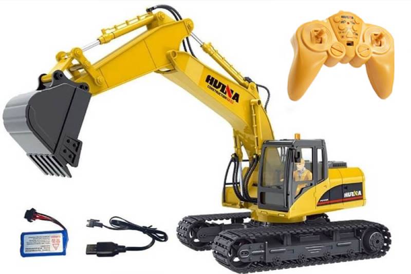 Τηλεκατευθυνόμενα Huina 1/14 RC Excavator 15CH W/Die Cast Bucket