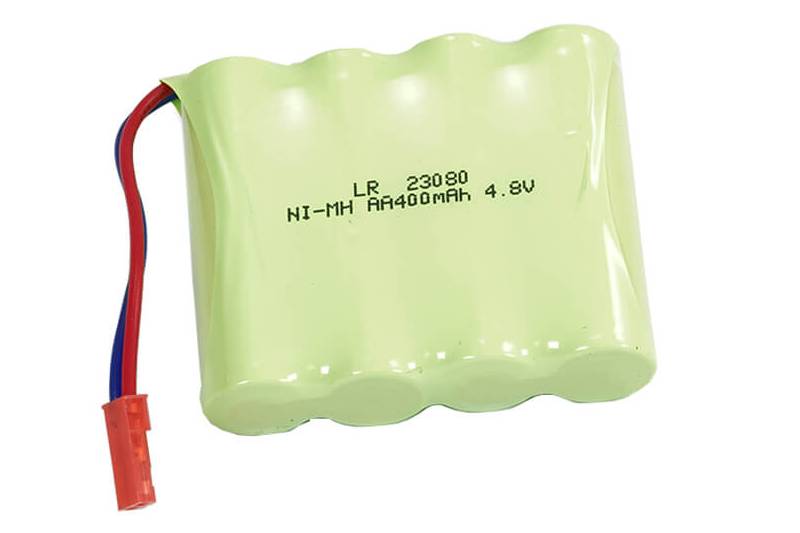 HUINA CY1331 BATTERY 4CELL 400MAH 4.8V NI-MH RED JST PLUG