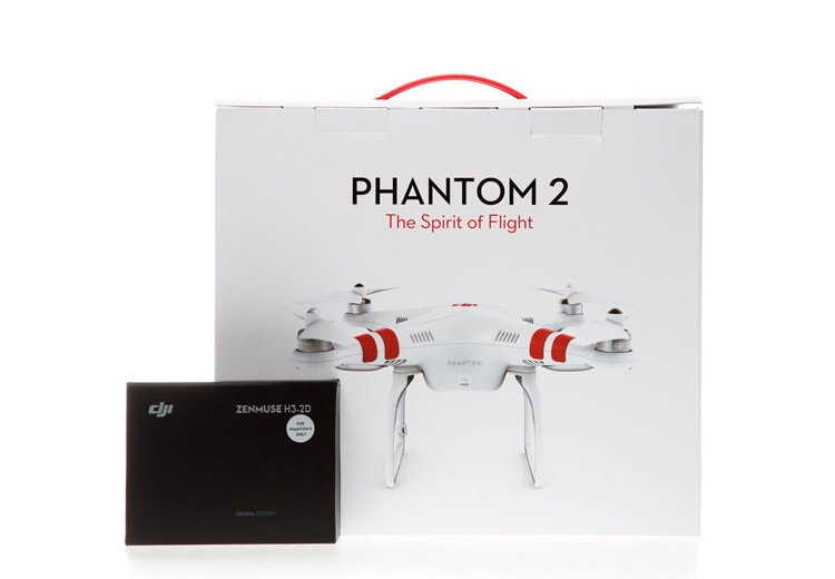 DJI Phantom II - RTF + H3-2D GoPro3 Gimbal