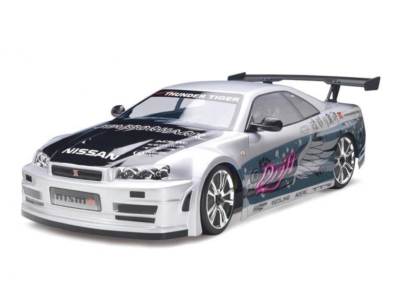 SPARROWHAWK DX SKYLINE (silver) Drift RC Car