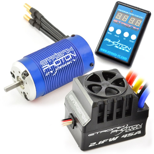 ETRONIX PHOTON 2.1FW SYSTEM W/11.0R 3450KV MOTOR/45A ESC