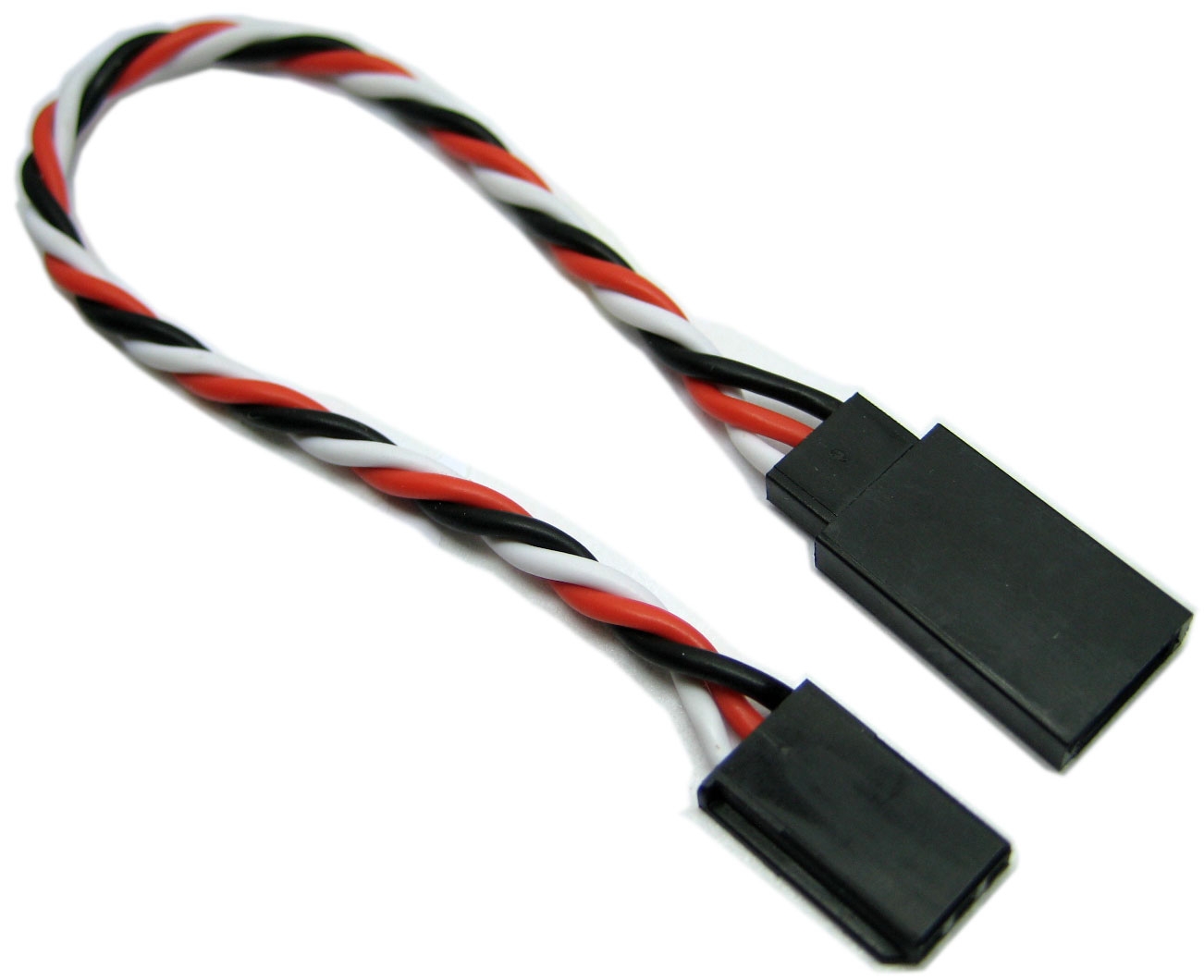 ETRONIX 7CM 22AWG FUTABA TWISTED EXTENSION WIRE - Click Image to Close