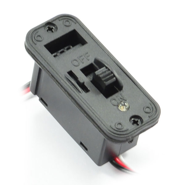 ETRONIX HEAVY DUTY FUTABA SWITCH w/LED INDICATOR & CHARGE PORT - Πατήστε στην εικόνα για να κλείσει