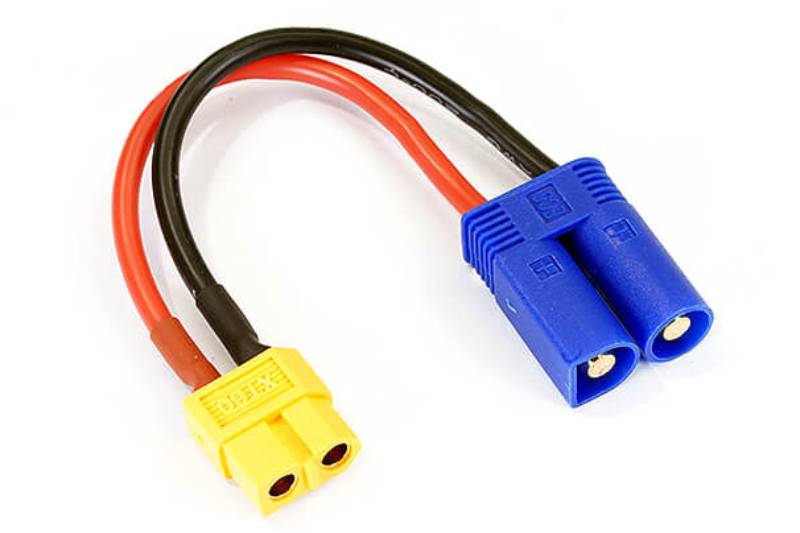 ETRONIX FEMALE XT-60 TO MALE EC5 PLUG CONNECTOR ADAPTOR