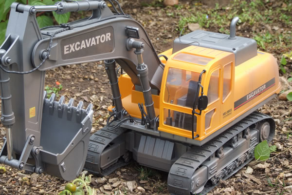 Hobby Engine RC Excavator - Τηλεκατευθυνόμενος Εκσκαφέας - Πατήστε στην εικόνα για να κλείσει