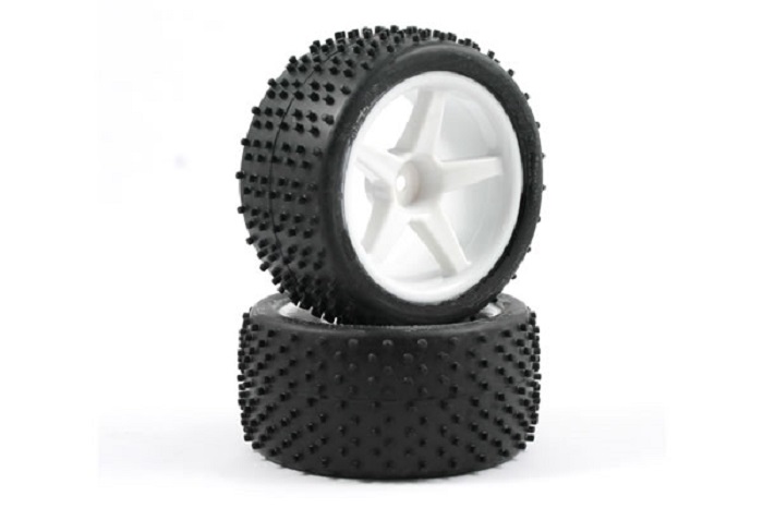 Fastrax Pin 1/10th Off Road Wheel/ Tyre Premounts (Fr)