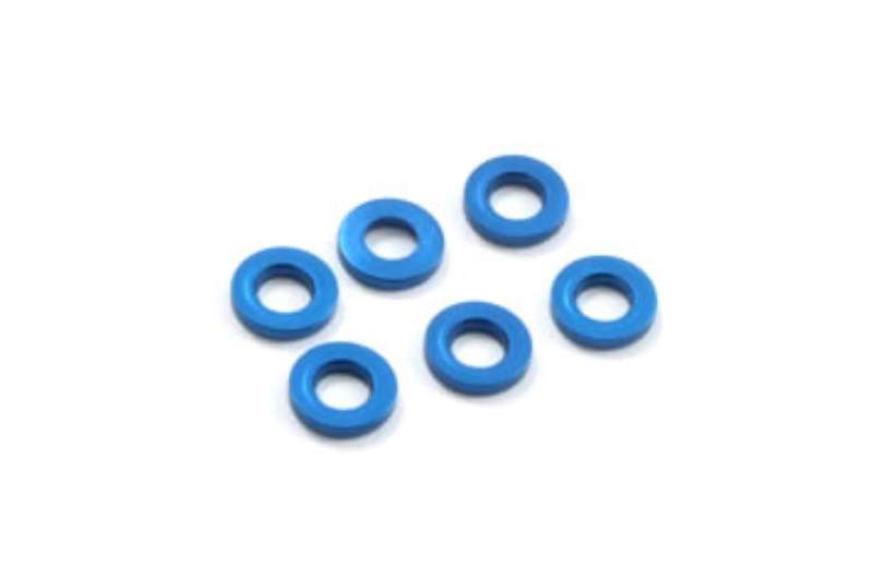 FASTRAX M3 FLAT WASHER BLUE 0.5MM (6)