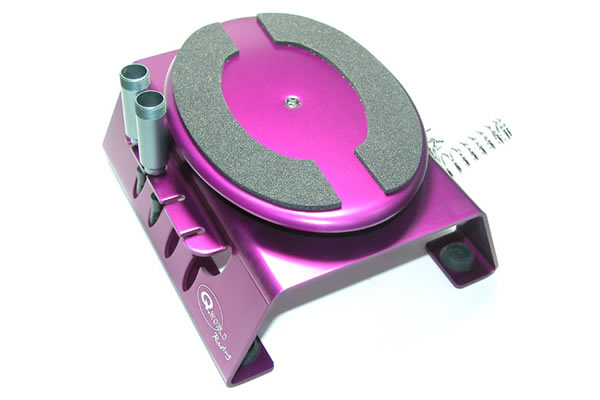 PURPLE ALUMINIUM DELUXE ROTATING CAR MAINTENANCE STAND