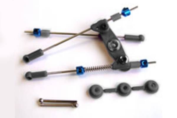 Fastrax Pro Throttle/Brake Linkage Set (Μπλέ Χρώμα)