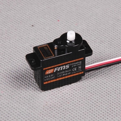 FMS 9G SLOW FLAP SERVO POSITIV W/300MM LENGTH CABLE - Πατήστε στην εικόνα για να κλείσει