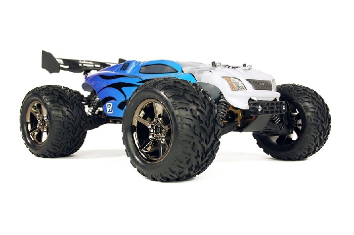 Four 10TR, 4WD Brushless RC Truggy