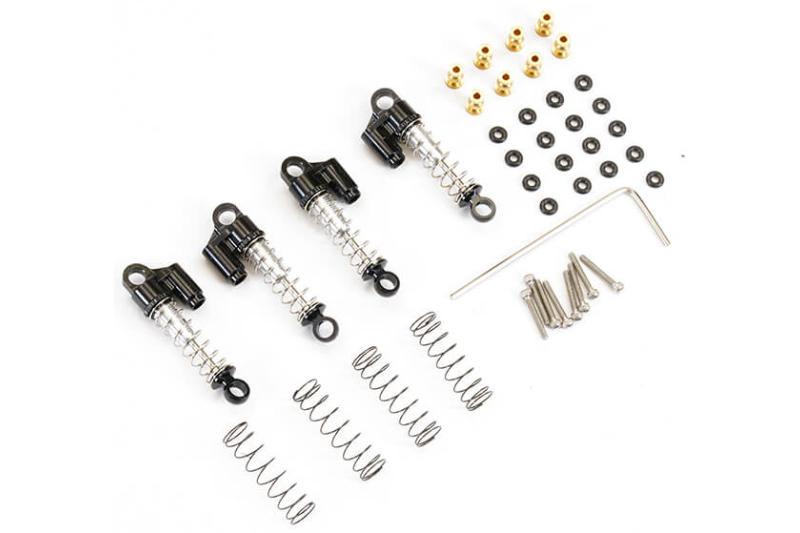 Fastrax Axial SCX24 Aluminium Alloy Shock Absorbers - Πατήστε στην εικόνα για να κλείσει