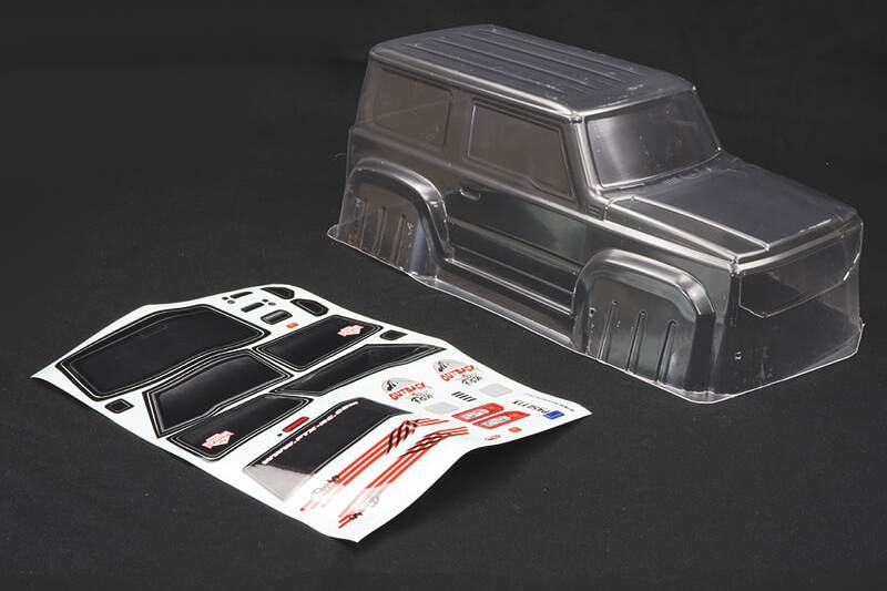 FTX OUTBACK 3 PASO PC PAINTED BODY - CLEAR