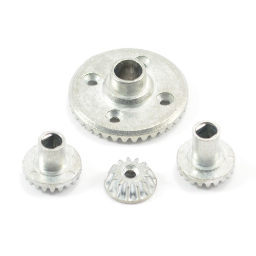 FTX SURGE DIFF. BEVEL GEARS & DIFF. DRIVE GEAR (METAL) - Click Image to Close
