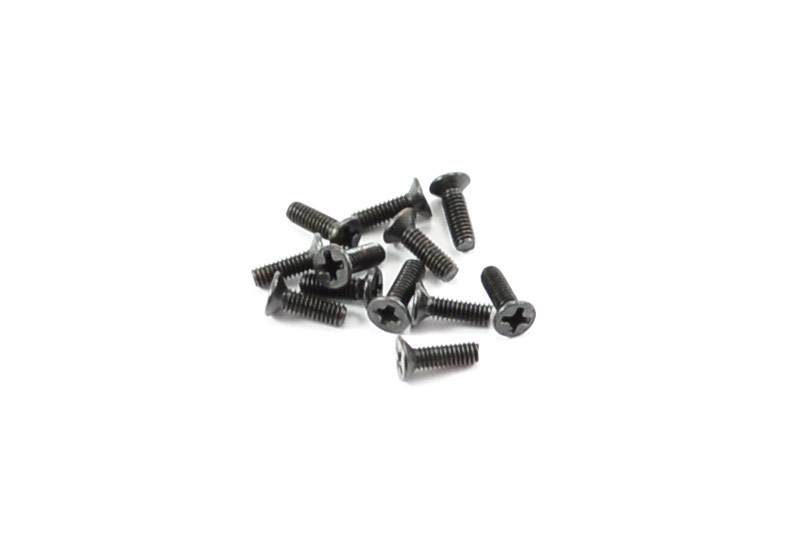 FTX COUNTERSUNK SCREW 2.5 X 8MM (12)