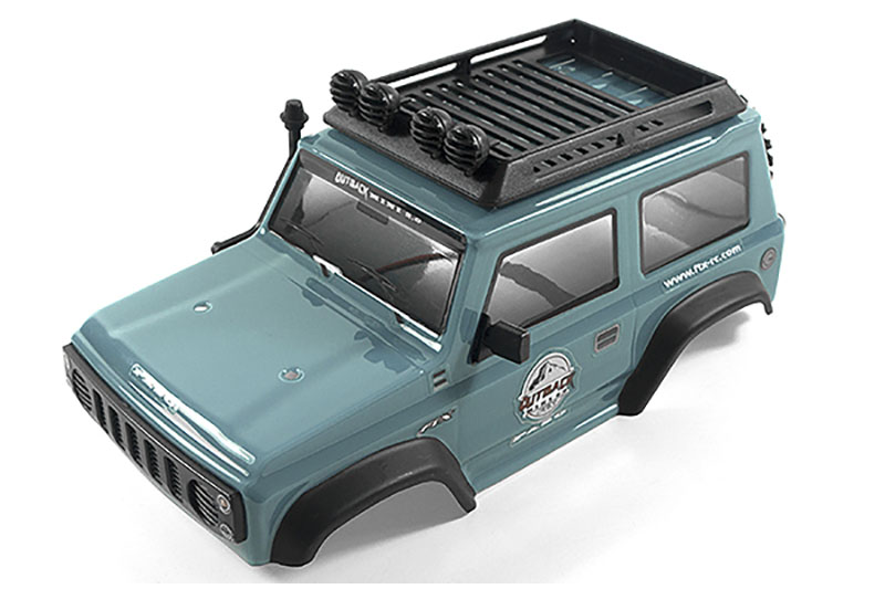 FTX MINI OUTBACK 2.0 PASO LEXAN BODY/CAGE/LED - GREY