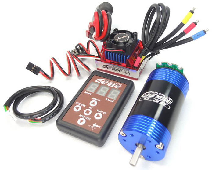 Genese 2200KV Brushless Motor + 120A HV ESC + Set-up Board, για