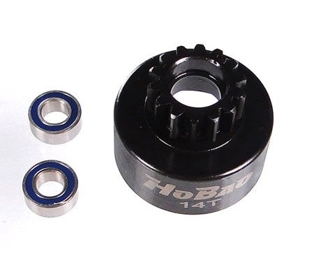 HOBAO PIRATE 14T CLUTCH BELL W/BRGS - Click Image to Close