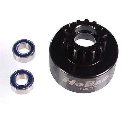 HOBAO PIRATE 14T CLUTCH BELL W/BRGS - Πατήστε στην εικόνα για να κλείσει