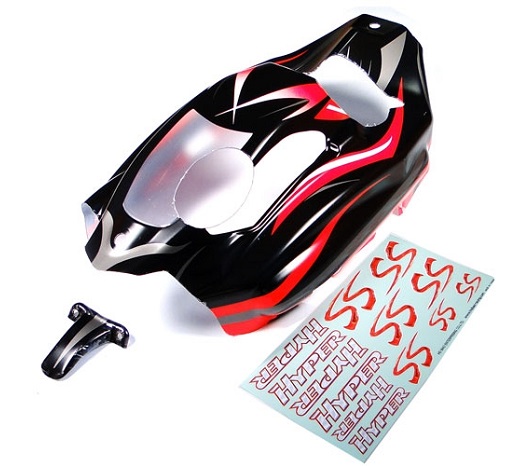 HOBAO HYPER SS PRINTED BODYSHELL - BLACK