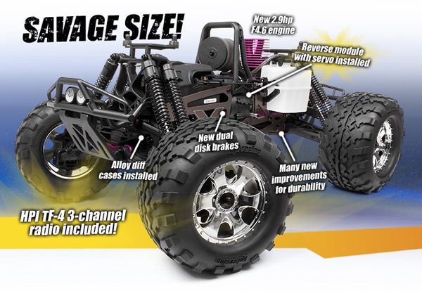 HPI Savage X 4,6 with Recerse by Hpi Racing