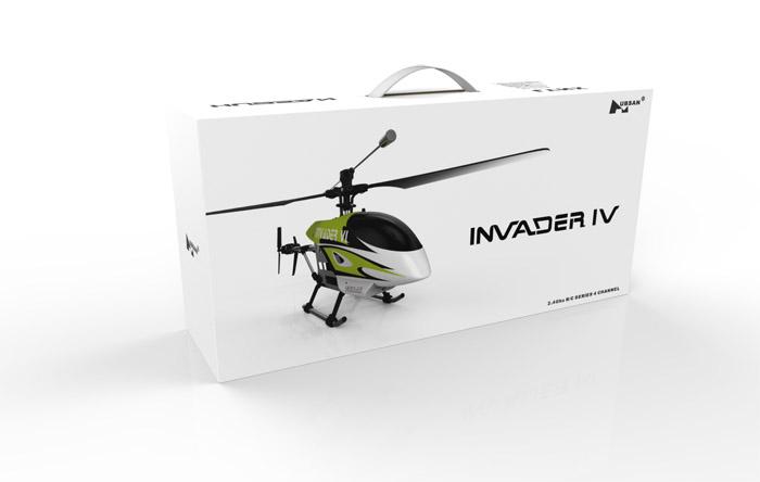 Hubsan Invader Fixed Pitch RTF RC Helicopter with 2.4GHz Radio S