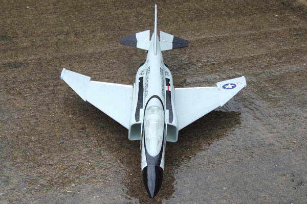 FMS F4E Phantom 70mm Ducted Fan Electric Foam RC Jet - Grey